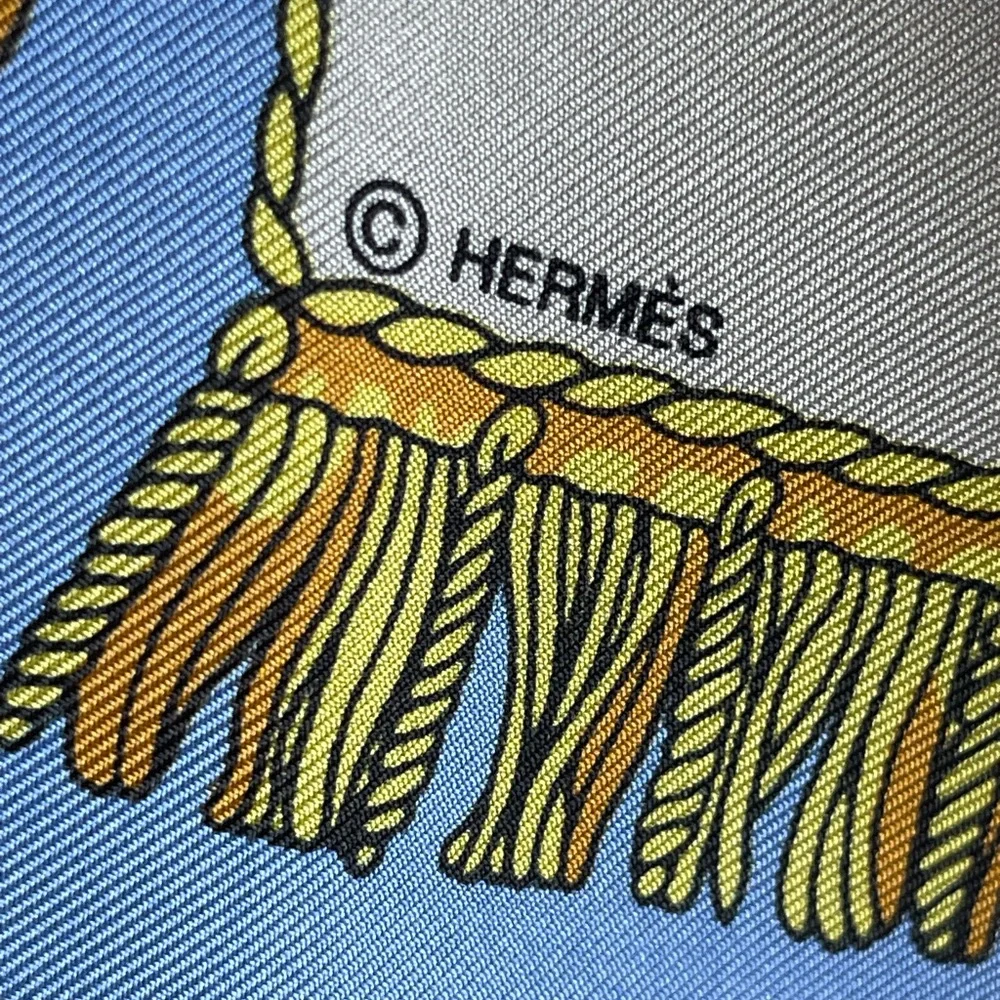 Hermès Vue Du Carrosse La Galere La Reale By H. Grygkar Silk Scarf. - Picture 7 of 16